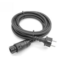 IP68 Solar Power Cable with 25A Rating and 100% Copper Wire for Micro Inverter AC Connection