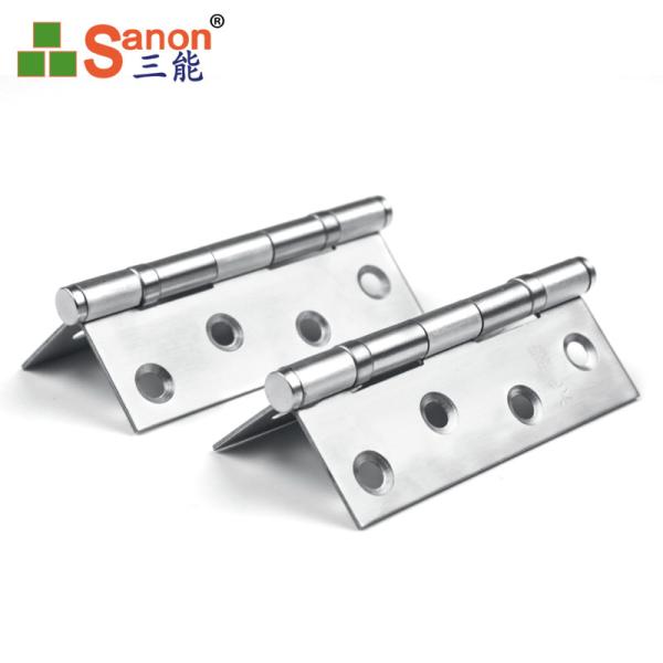 Furniture 304 SS Door Fittings Stainless Steel Flexible Hinge ASTM Standard