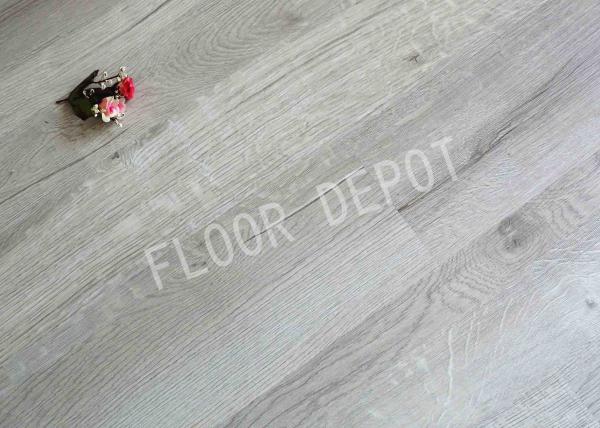 Water Resistant DIY Vinyl Tile 2mm PVC Flooring Smooth Deep Embossed Office