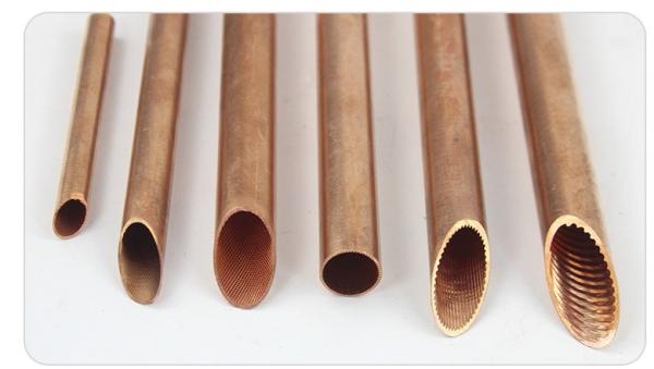 Low Fin Inner Grooved Copper Tube for Air Conditioning fintubes Fin Copper Tube Fin Heating Tube