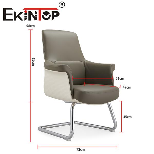 Wholesale Comfortable Office Furniture Work Staff Office Chair Vegan Leather Chair