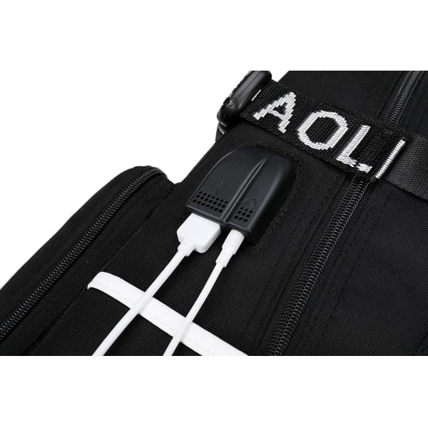Customized Tote Bag Pattern Type Backpack for Fashion Girls and Boys USB Port Charging
