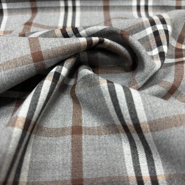 Yarn Dyed TTR Stretch Fabric with Checks