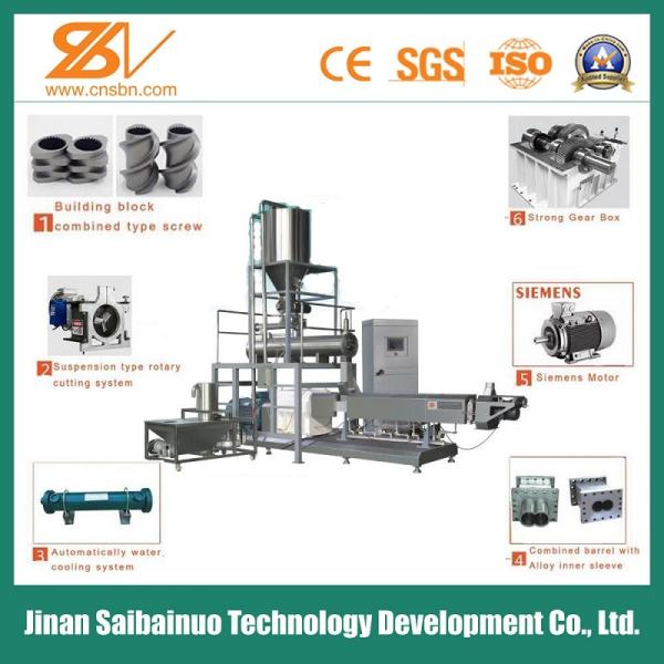 Automatic Dry Pet Food Extrusion Equipment SLG95 SLG120
