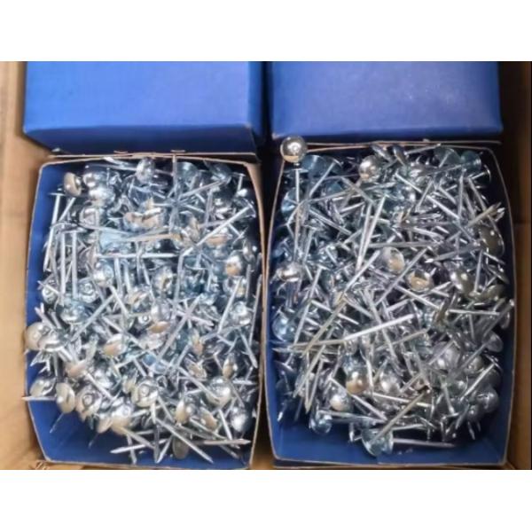 Гофрированные кровельные гвозди оборудование строительство зонтик оцинкованные кровельные гвозди длинные гвозди