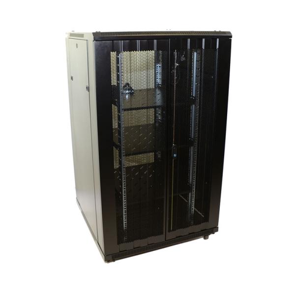 Communications / Network Equipment Rack On Wheels 19 Inch Size Black Color