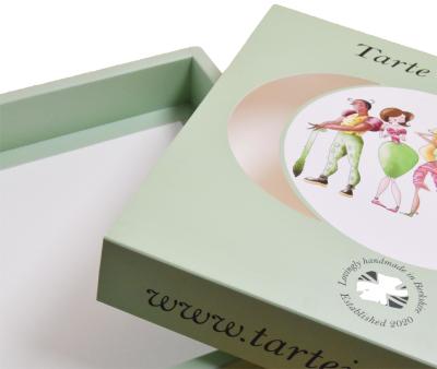 Carton vert glissant des boîte-cadeau de tiroir épousant l'emballage de chocolat
