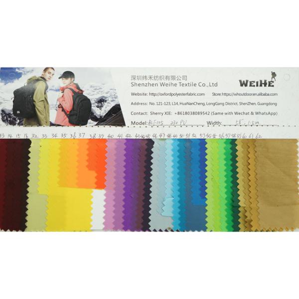 230D PU Soft Lining 100% Nylon Oxford Fabric For Tent Backpack And Car