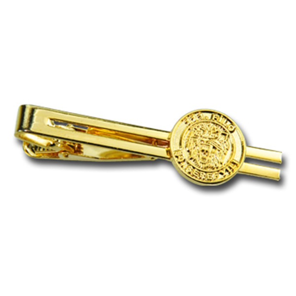 Men Custom Tie Clips , Metal Tie Clip Gold Plated Blank Cufflinks For Business