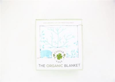 Organic Extra Soft Baby Blankets Four Breathable Layers 120X120cm Eco Friendly