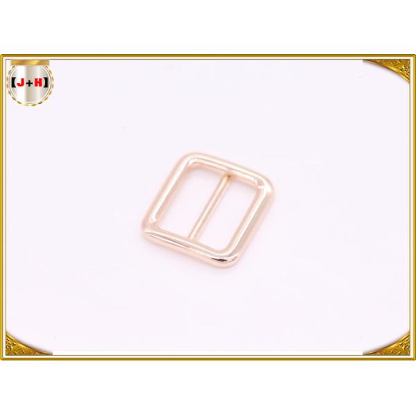 Lazo de la hebilla del cinturón de la cerradura de la escalera del metal del rectángulo del oro para el ajustador de los zapatos