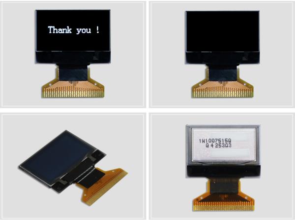 0.96 Inch OLED Display Module 128x64 White Monochrome LCD Monitor For Wearables / IoT