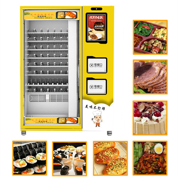 Hot Sandwich Vending Machine Burger Vending Machine With Microwave Oven