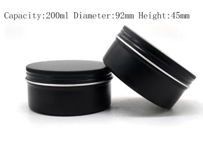 200ml Aluminium Containers For Cosmetics , Cosmetic Metal Tin Box For Lip Blam