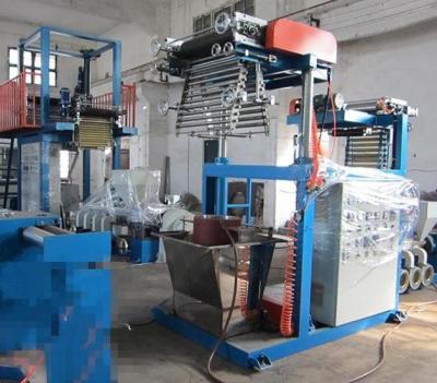 Single Lift Plastic Film Machine , 100-300mm Blown Film Extruder For Sale--SJ40-Sm500