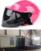 Casque de sécurité rouge machine de moulage par injection avec un rendement élevé