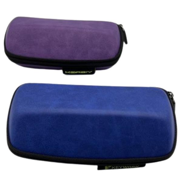 Замшевая поверхность Многоцветный футляр для очков с застежкой-молнией Hard Cover