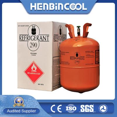Home Ac Gas R290 Refrigerant 11.3KG 99.99% Purity Refrigerant 290