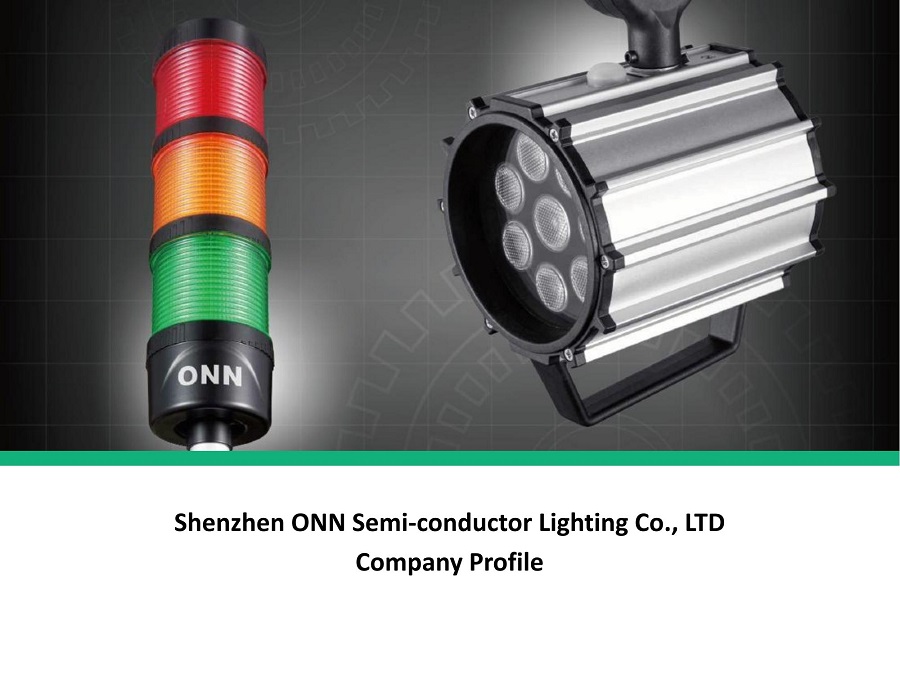 ONN M4S-G Industrial LED Status Light With Embedded Acrylic Light Guide Column For SMT Mining Machinery