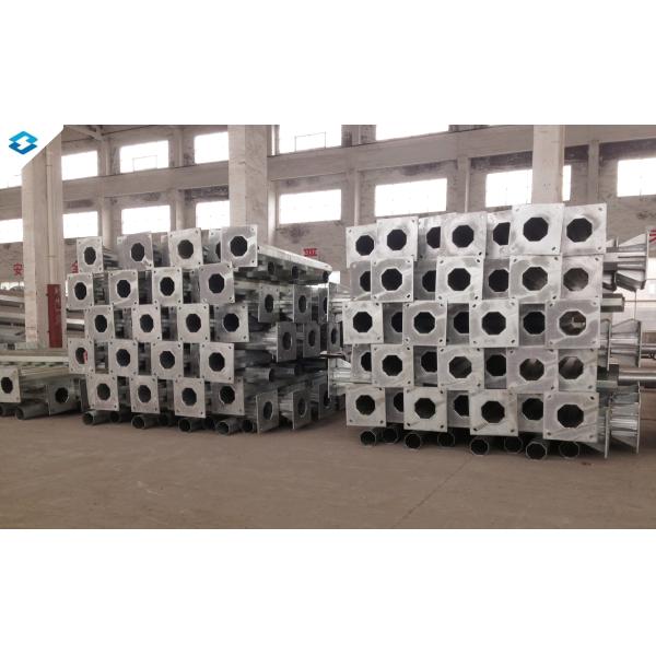 acier électrique octogonal Polonais de l'embase 7M 8M 9M 10m Glavanized de 500mm