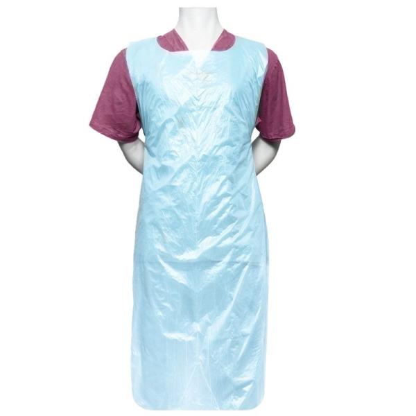Colored Sustainable Plastic Kitchen Apron Polyethylene Disposable CPE Long Sleeve Apron Men Women Adult Cleaning