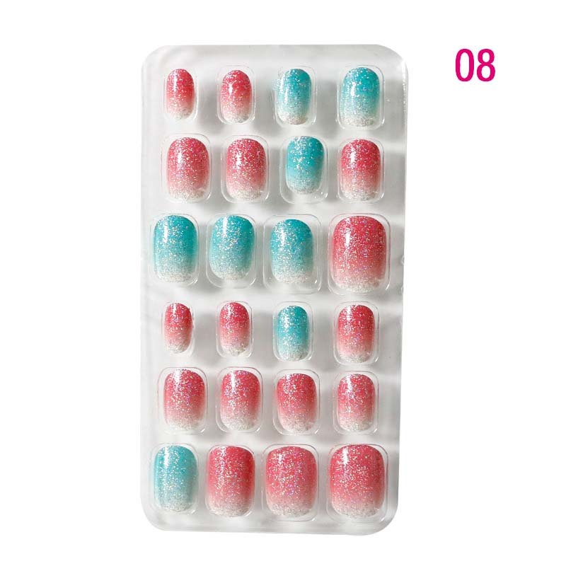 Cute Cartoon Short Kids False Nail Safe ABS Self Adhesive					
					
				

