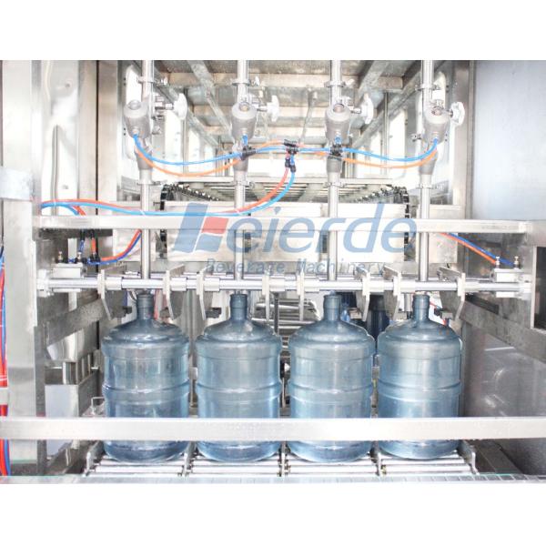 19L 5 Gallon Water Bottle Filling Machine 2500 KG Stainless Steel 304