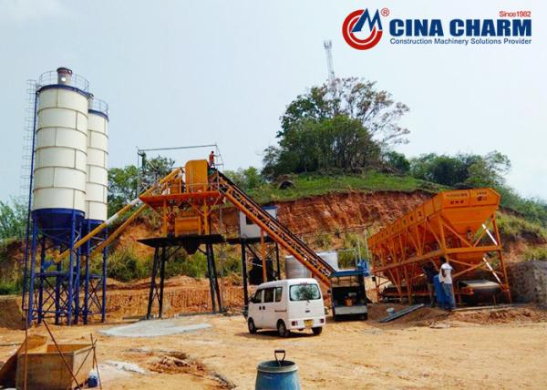 Easy Operation Concrete Batching Machine Plant For Small Scale Construction Sites