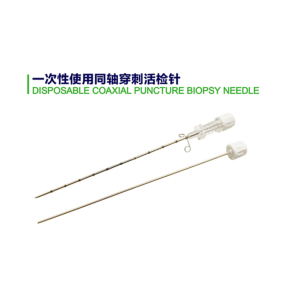 One-Time Use Coaxial Biopsy Needle