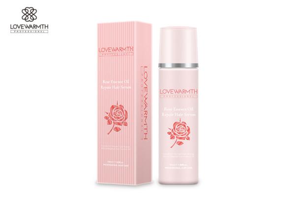 Soro do cabelo do reparo do óleo da essência de Rosa para o pacote da garrafa da massagem do cabelo/escalpe