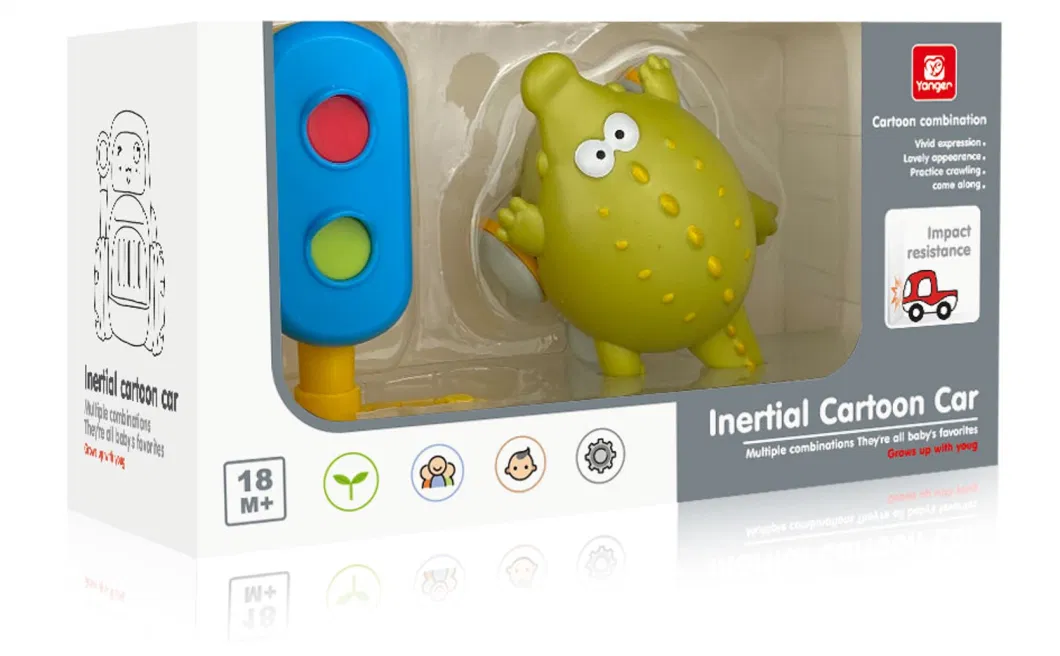 Friction Inertia Mini Cartoon Animal Toys High Quality Children′s Small Toys Animal Cars Children′s Toys Wholesale