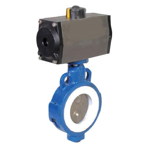 PTFE lined butterfly valve