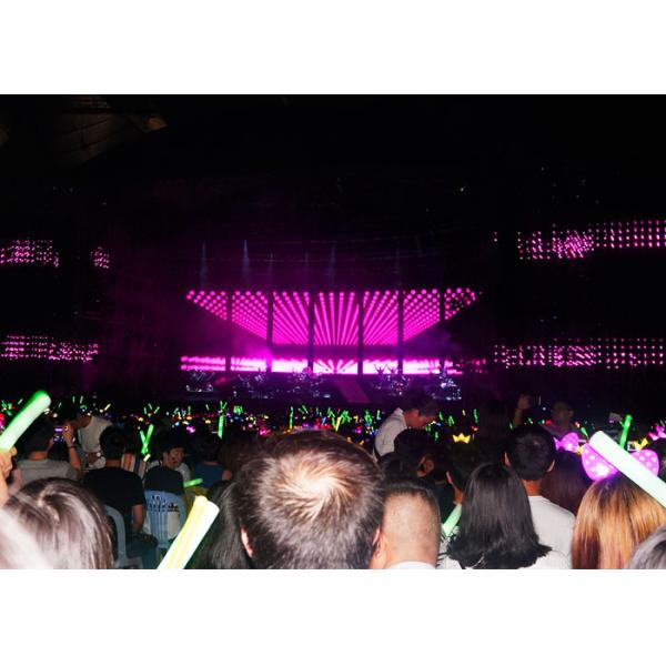 Custom Advertising Stage LED Screens / RGB Led Video Wall Display Rental 32*32 Pixels