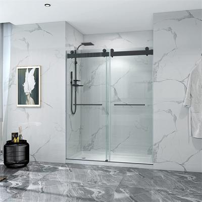 QJYSDG01 3mm-12mm Thickness Frameless Sliding Shower Door for Bathroom