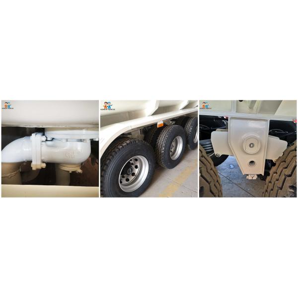 3 Axles Petroleum Tanker Truck Trailer 60000 Liters 6 Compartments Exported To Mauritania