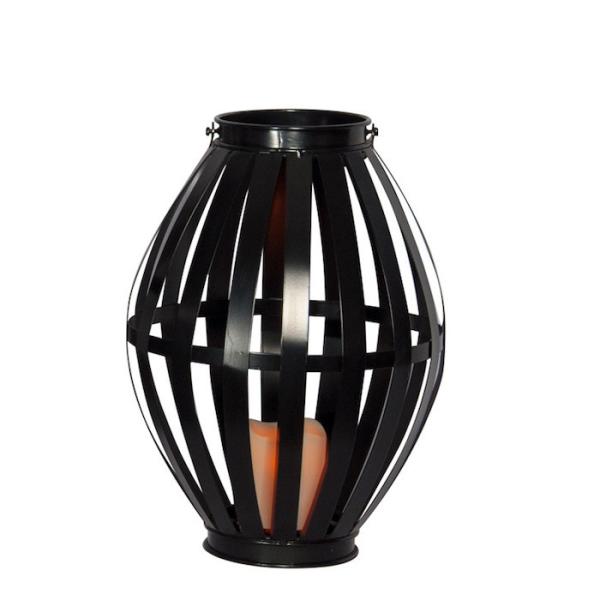 OEM Classical 388mm Hurricane Table Lamps / Black Iron Table Lamps