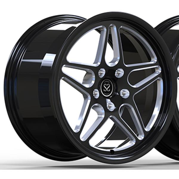 SSWS1031 1-PC Rims Satin Black Milling Windows Forged Wheels 20inch