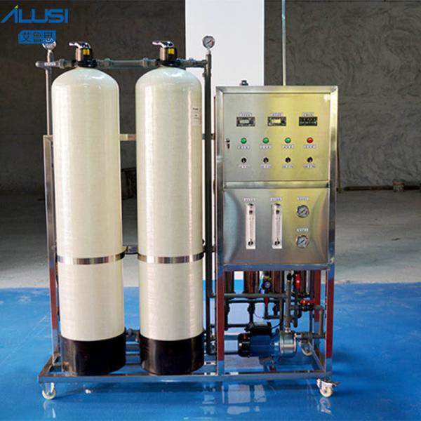 380V 500lph RO Borehole Salty Water Treatment Plant Automatic