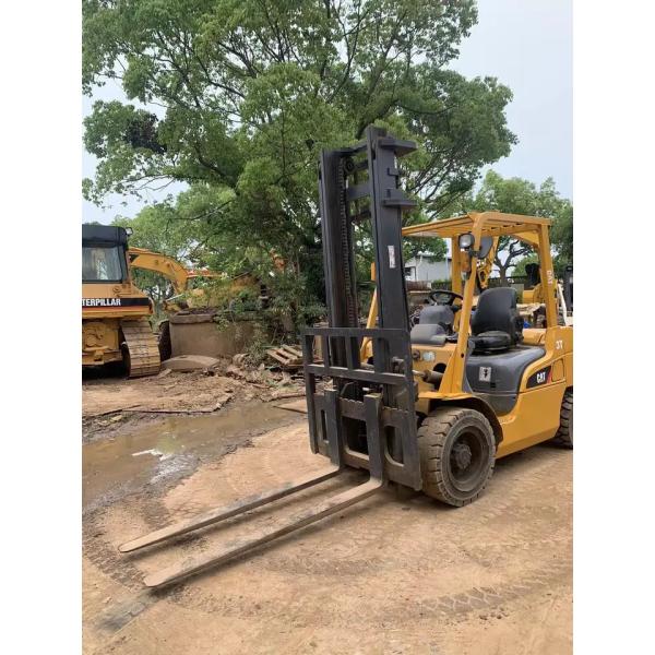 3 Ton Diesel Cat Forklift in Japan with Standard Lifting Height and 150mm Fork Width