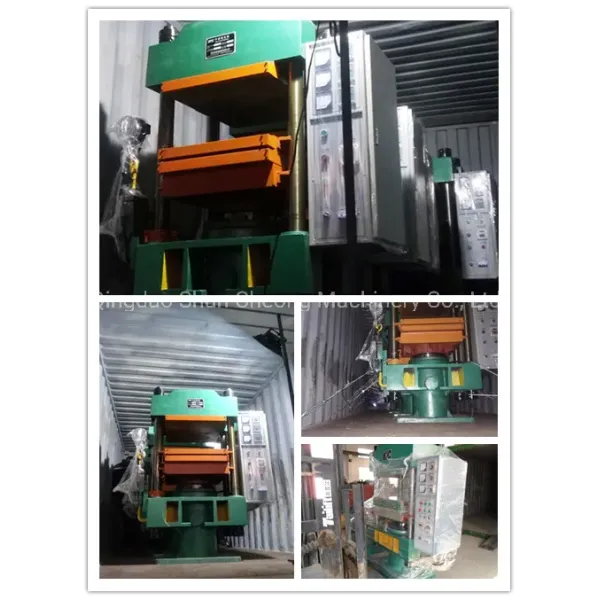 100 Tons Automatic Grade Vertical Structure Hydraulic Rubber Vulcanizing Press for Rubber Stamp Molding