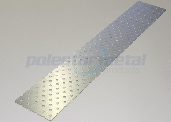600mm Overall Length Zinc Plated Steel Stripping Flat Metal Brackets