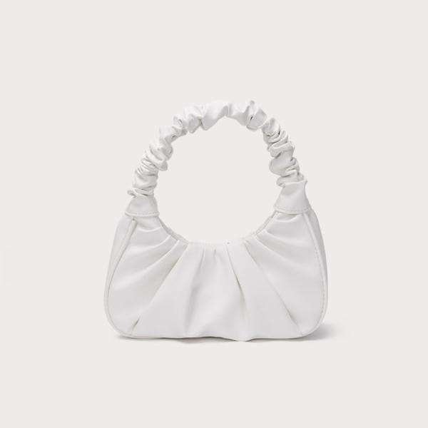 PETITE SIMONE Shoulder Handbag for Women Fashion Ruched Shoulder Hand Purse Sofii Clutch Hobo Bag Trendy Purse for Lady