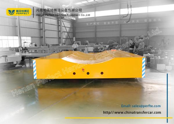 Q235B Electric Trackless Transfer Trolley With Polyurethane Solid Wheels