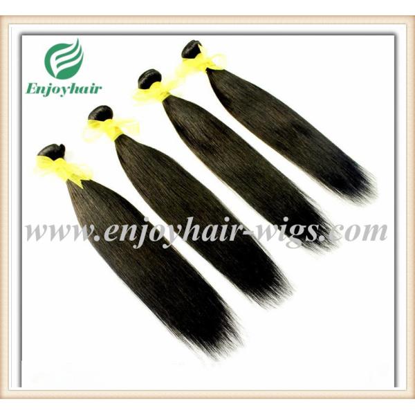 Brazilian 5A virgin remy hair weave ,natural color(can be dye) straight  10''-26''length