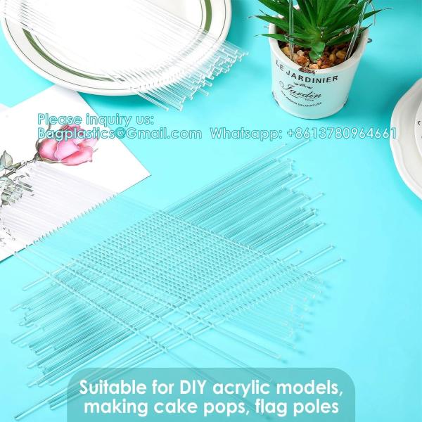 Acrylic Rods 1/8 Inch Diameter Acrylic Dowel Rods Round Acrylic Sticks Acrylic Strip DIY Crafts Party Decorations