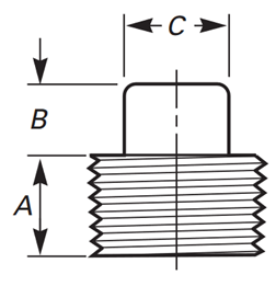 Штепсельная вилка F316 квадратной головки штуцеров давления нержавеющей стали ASME B16.11 высокая