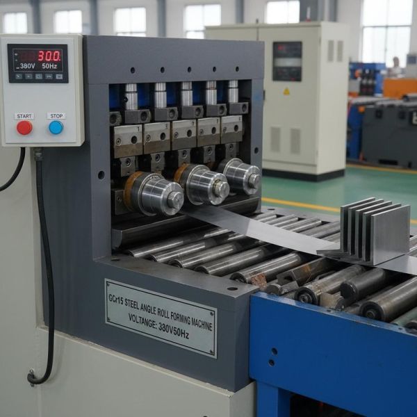 GCr15 Steel Angle Roll Forming Machine Operating at 380V50Hz Voltage Customizable Suitable for Production of Metal Angle Components
