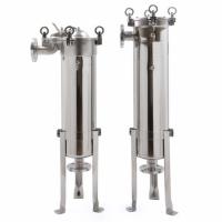 Filtros de cartuchos industriais de 20-150 kg de capacidade com saída de tri-clamp