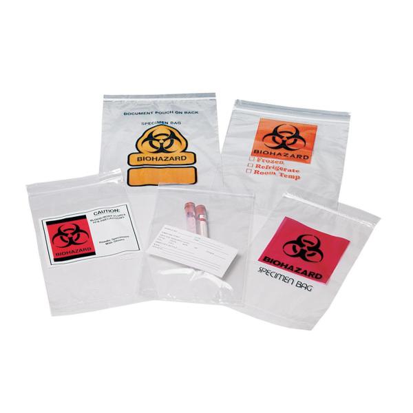 Ziplock Specimen Transport Bags For Transporting Lab Specimens LDPE Plastic