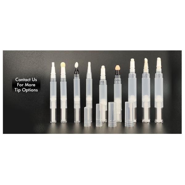 2ml 4ml Hot Sale Empty Wrinkle Remover Teeth Whitening Gel Lipgloss Twist Pen With Brush